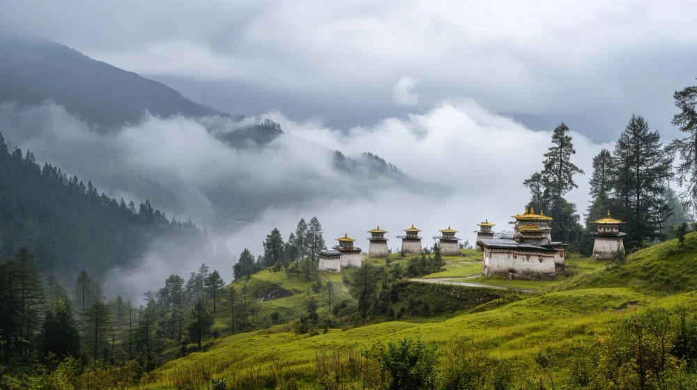 Dochula Pass Himalayan Mountain