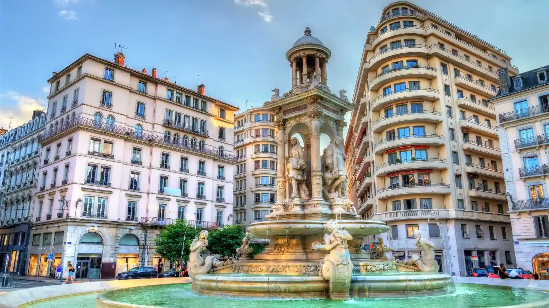 Fontaine Des Jacobins Lyon France