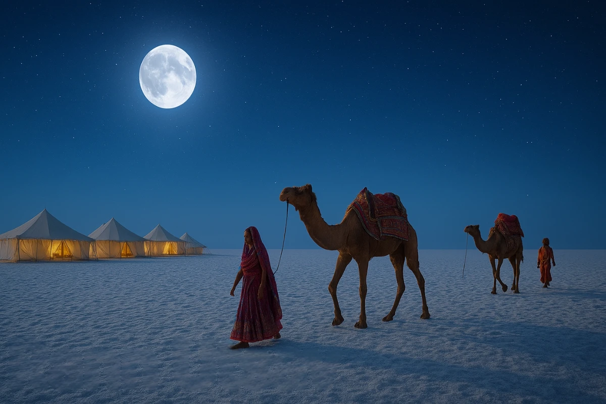 Full Moon of White Rann (Kutch Gujarat)