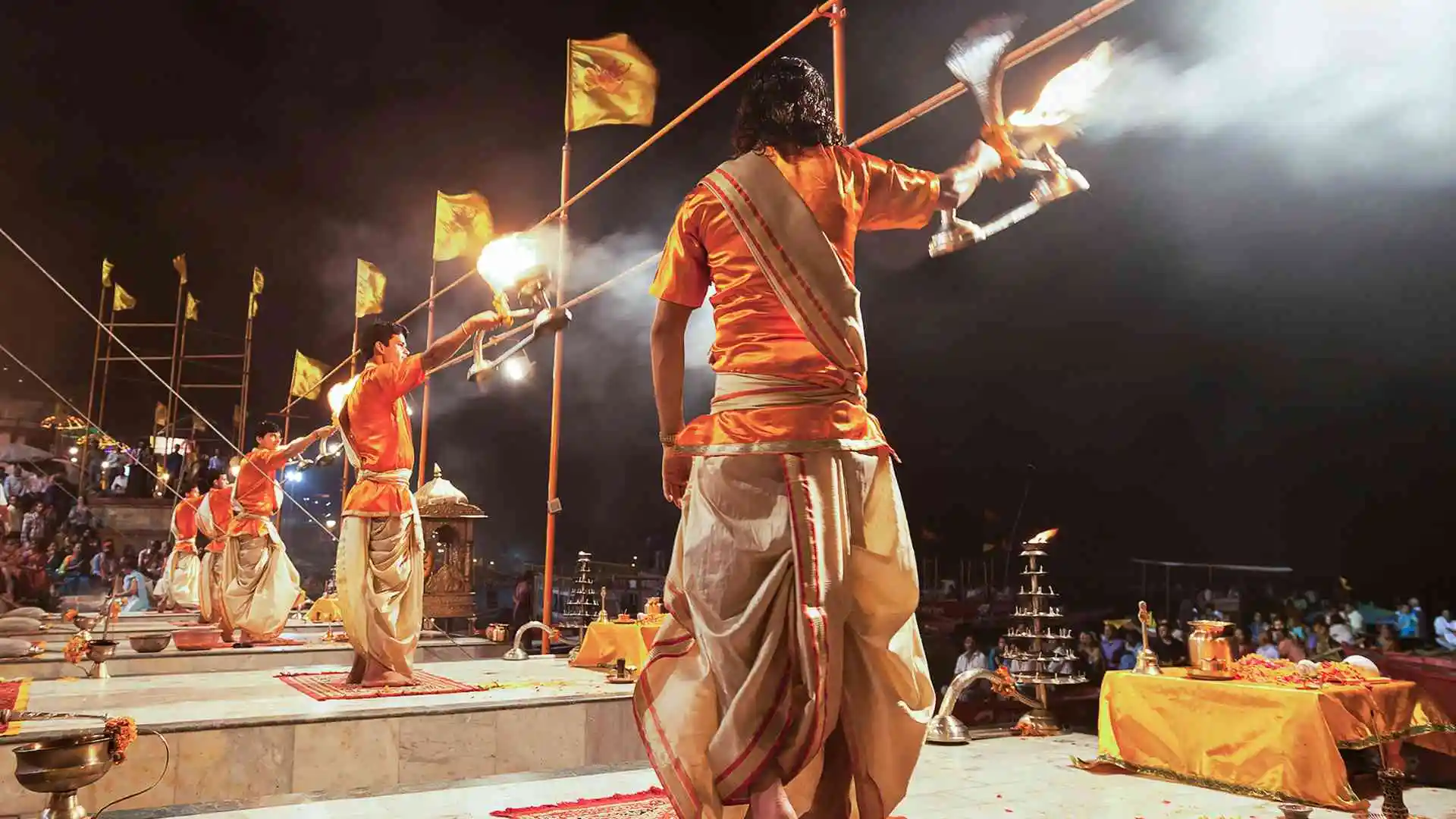 Ganga Aarti at Dashashwamedh Ghat