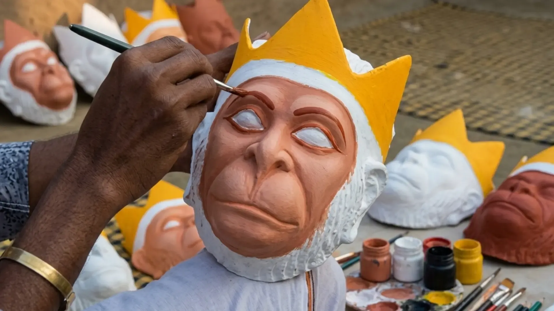 Mask Making Village Maujli