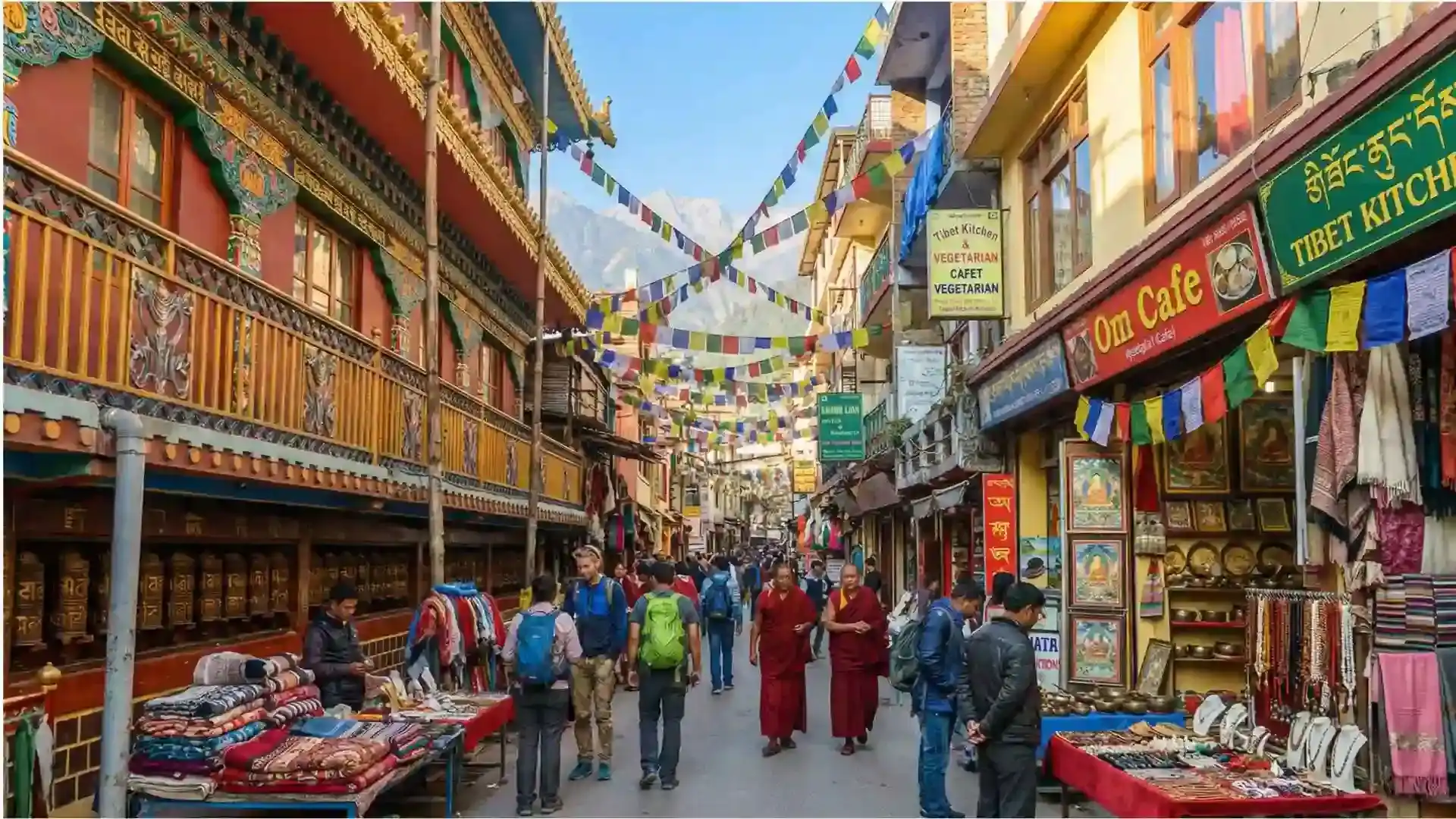 Mc Leod Ganj Tibetan Market Himachal Pradesh