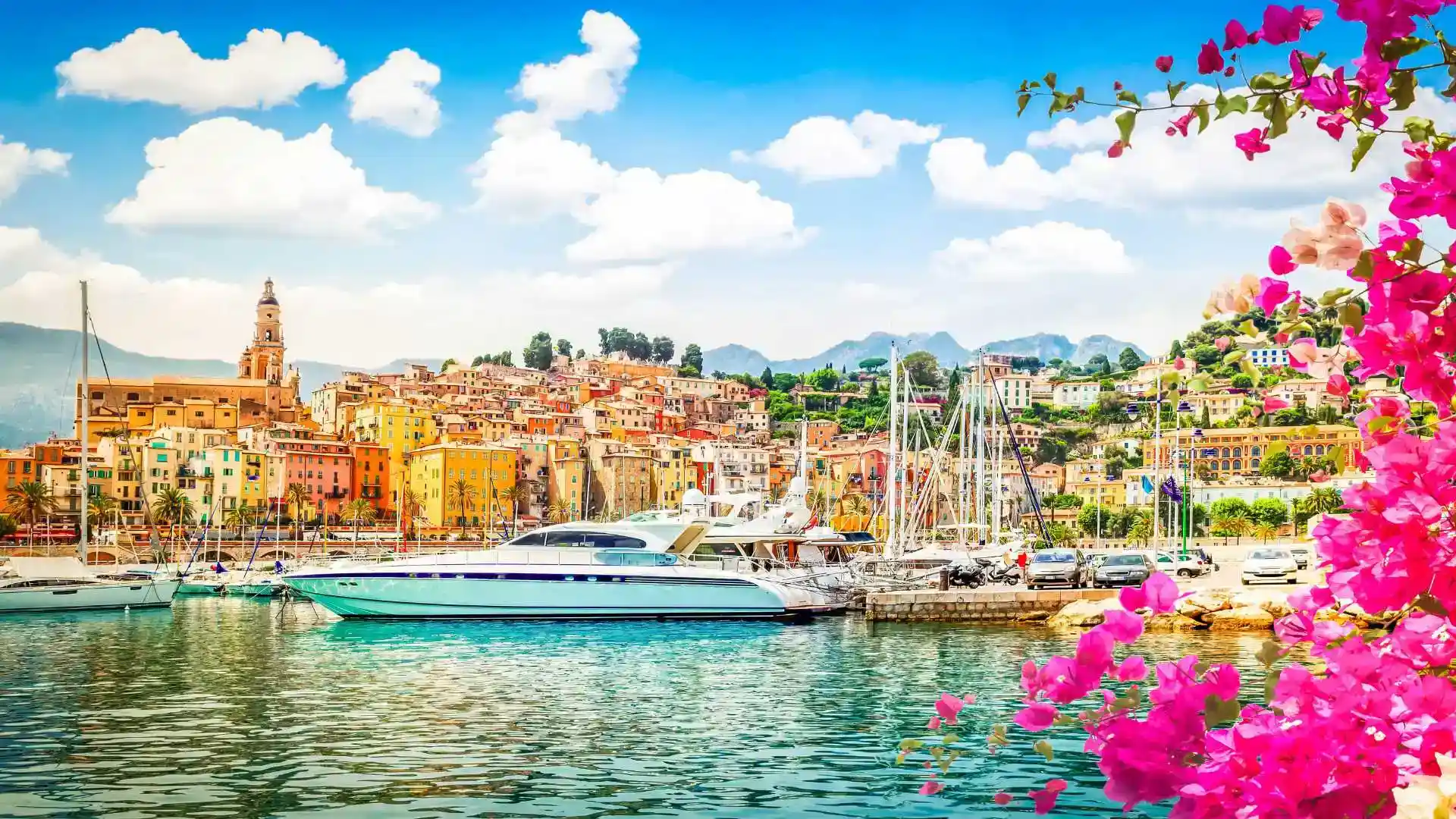 Menton Coastal Town French Riviera France