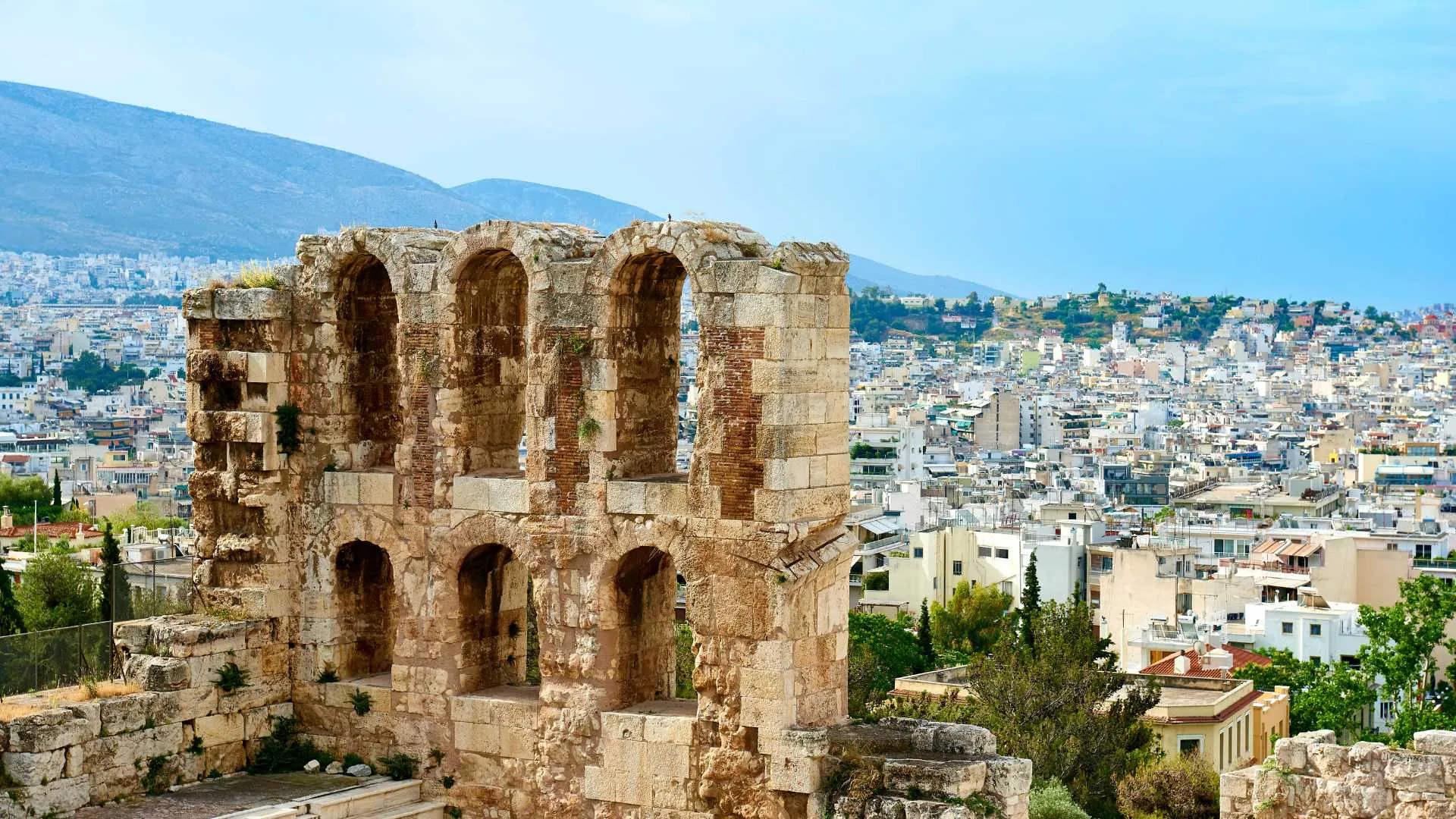 Odeon of Herodes Atticus Acropolis Athens Greece