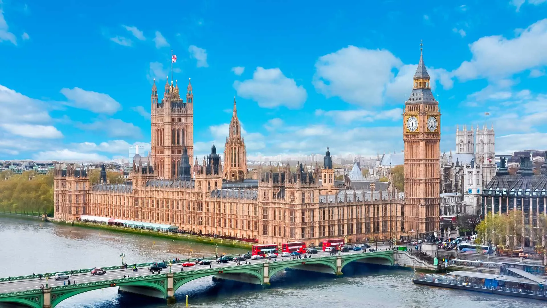 Palace of Westminster Big Ben London UK