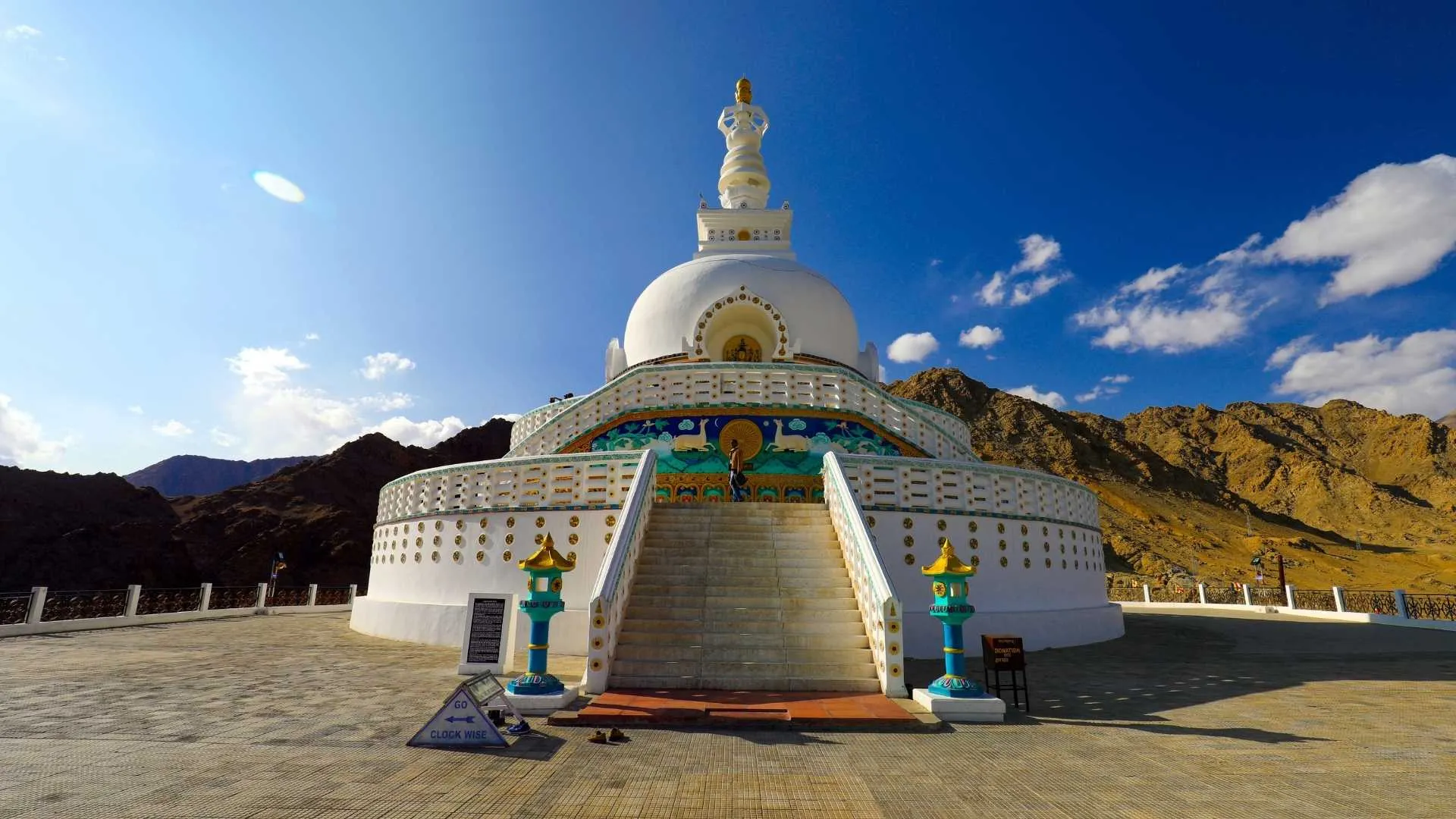 Shanti Stupa Jammu Kashmir