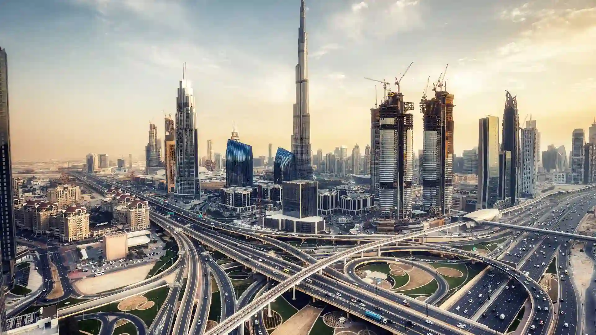 Sheikh Zayed Road Skyline Dubai