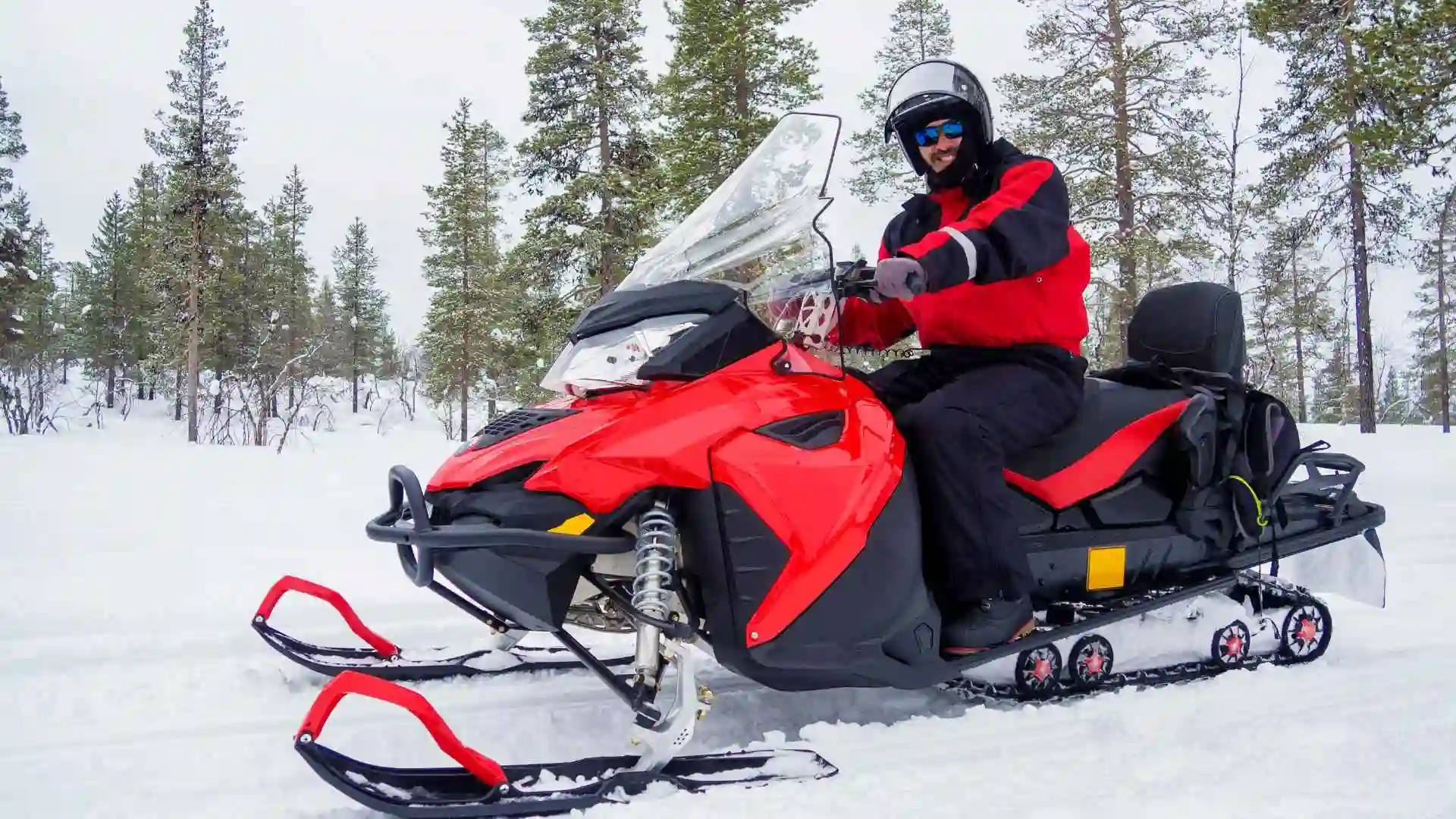 Snowmobiling