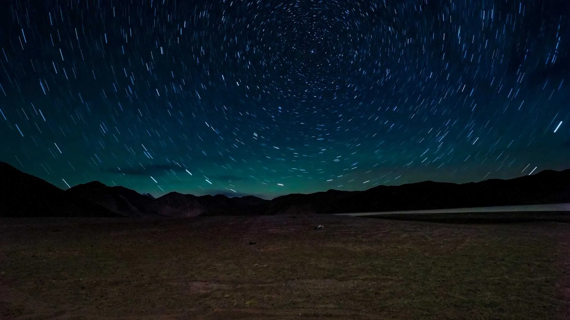 Star Trails at Pangong Tso, Leh