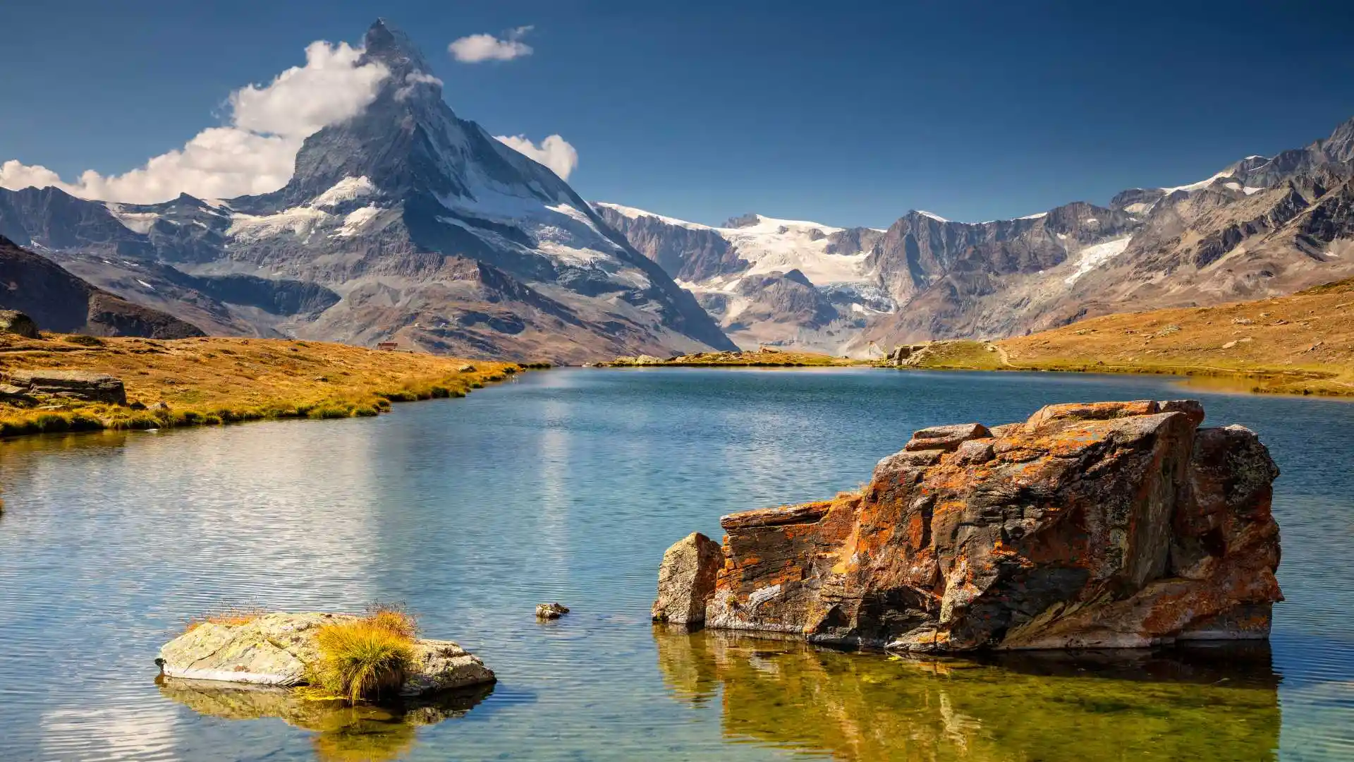 The Matterhorn, Border Between Switzerland and Italy