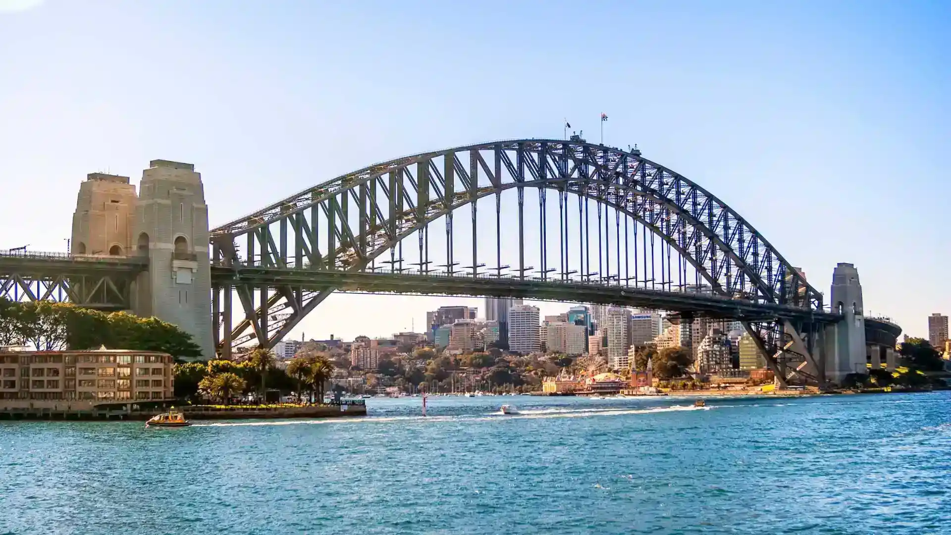 the Sydney Harbour Bridge