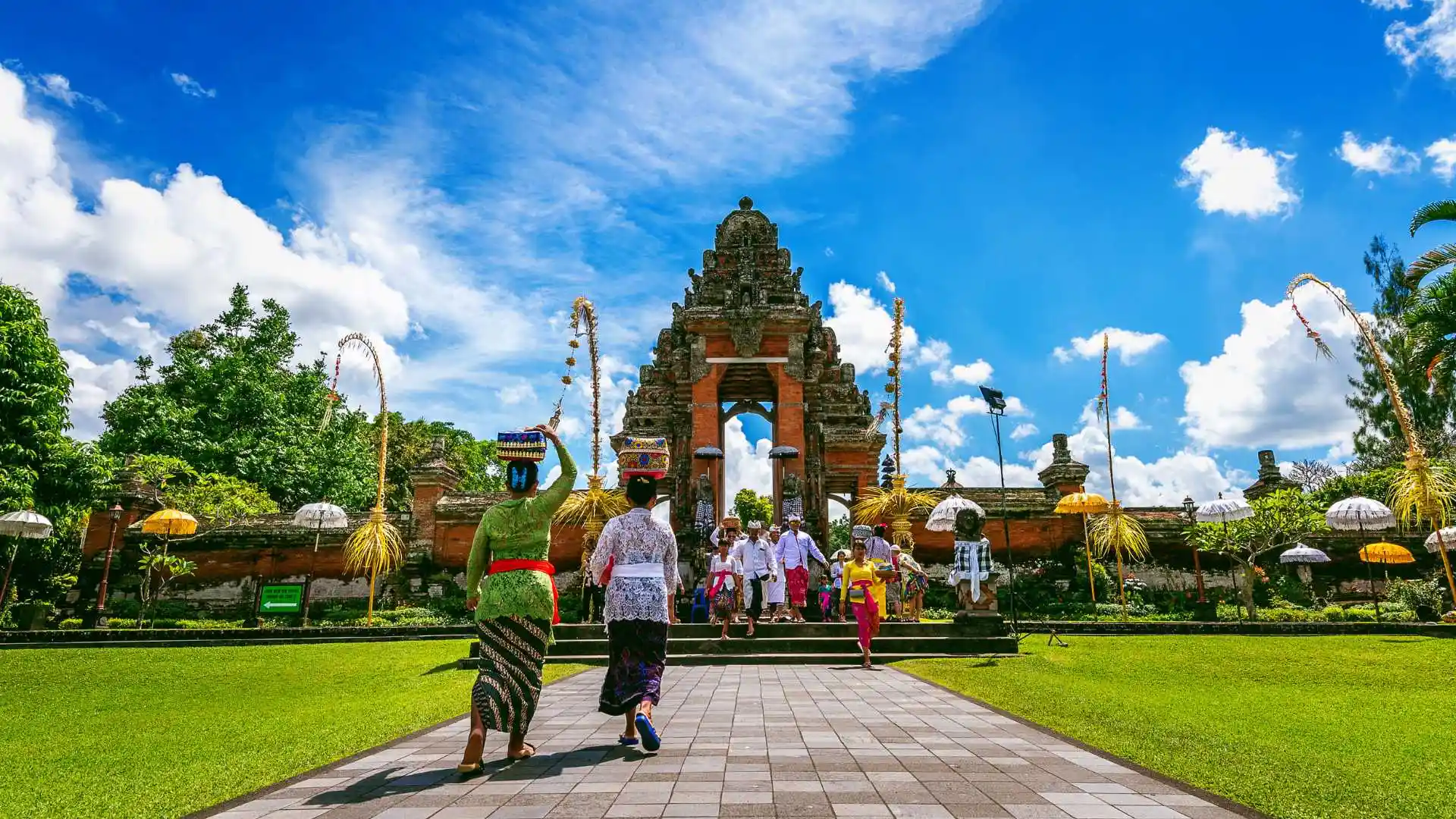 Traditional Balinese Temple Bali Indonesia